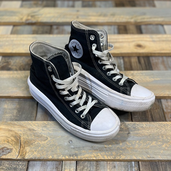 Iconic [Converse] Black Chuck Taylor All Star High Platform Shoes | 6.5 - 8.5 - Picture 7 of 16